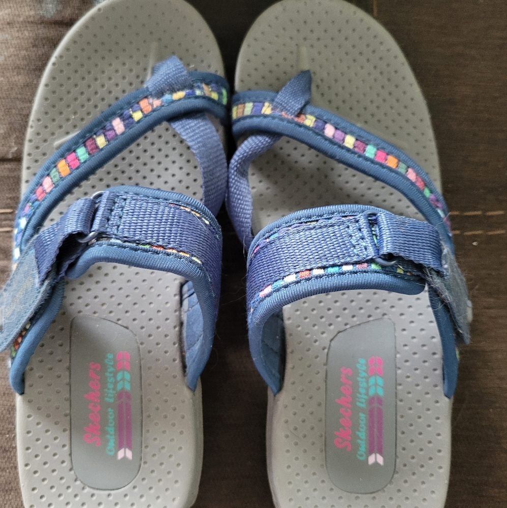 Skechers Reggae Sandal Size 6 Navy